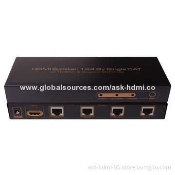 HDMI 1x4 Ethernet extender, over cat6
